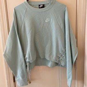 teal nike sweatshirt